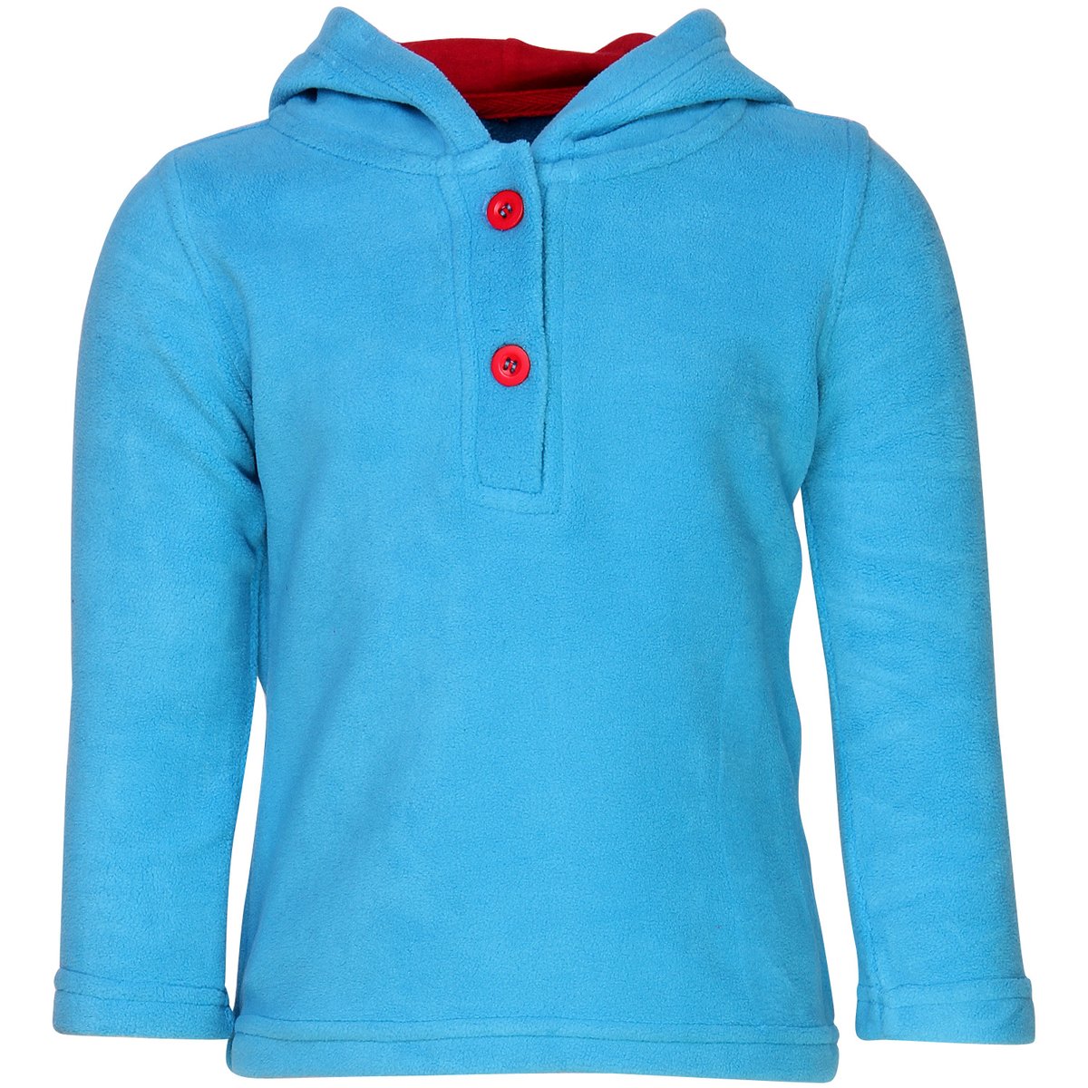 Turquoise Color Winter Hoodie Sweatshirt For Unisex Baby